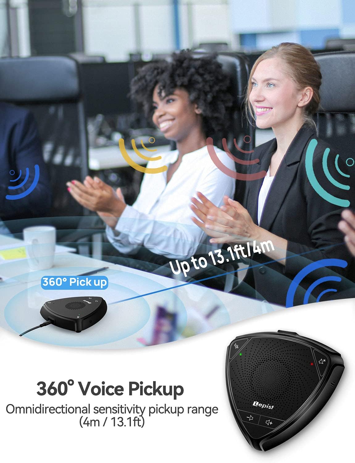 USB Speakerphone with Microphone 360° Voice Pickup G837