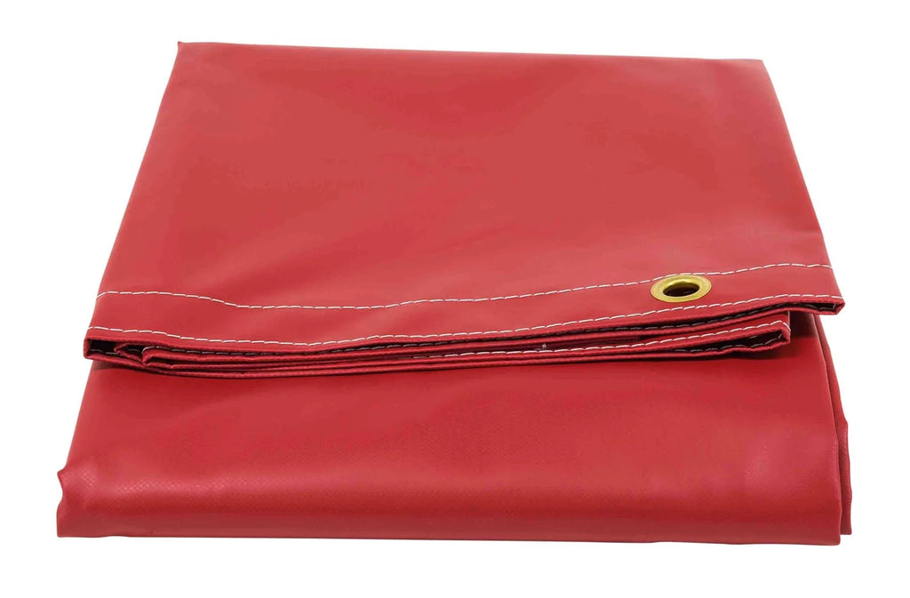 10' x 12' Red 18oz Vinyl Utility Tarp G3104