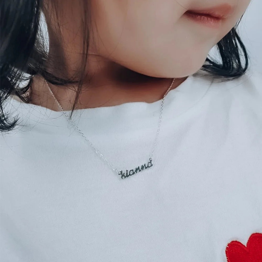 Gold Plated Custom Name Necklace H1374