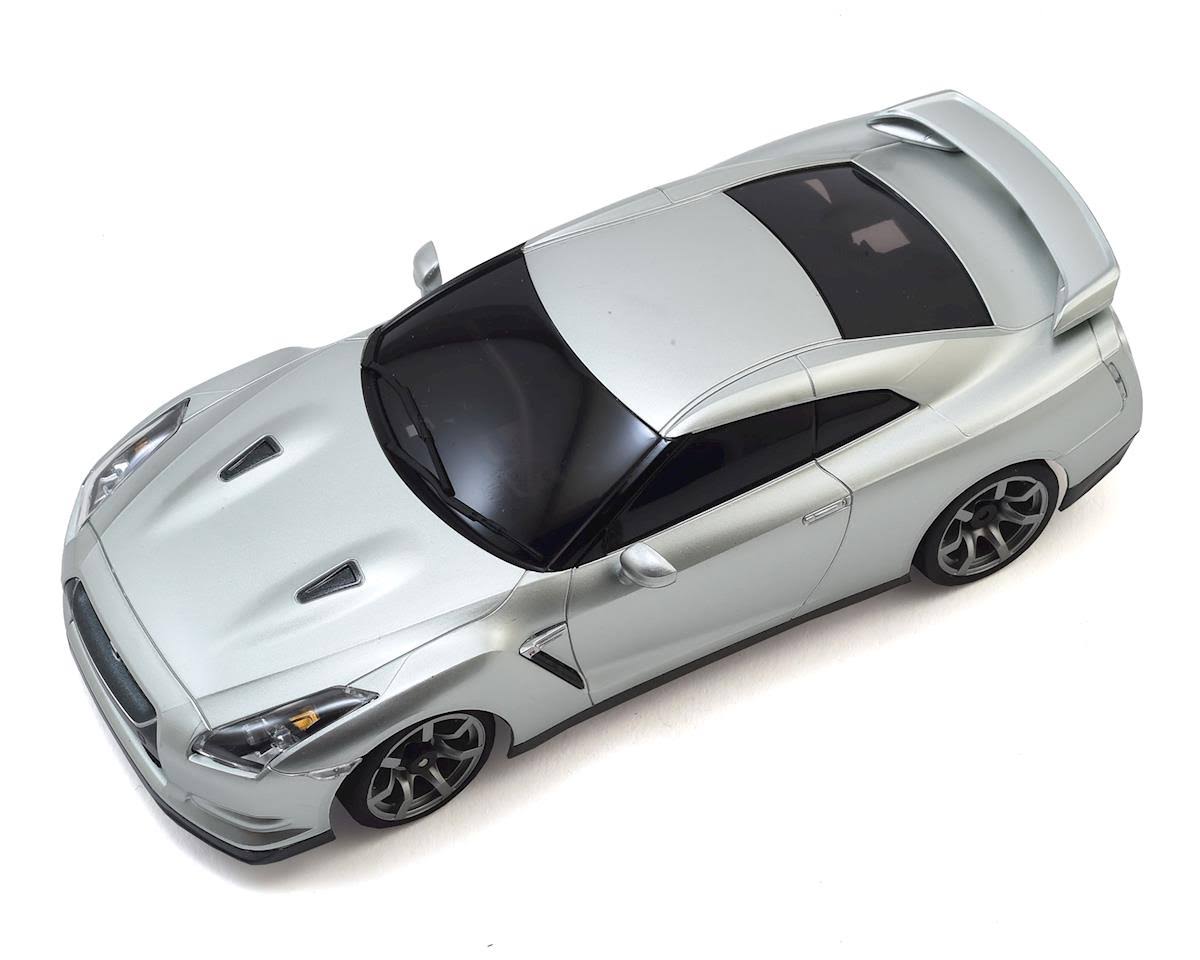 Silver Nissan GT-R (R35) Mini-Z Readyset G9464