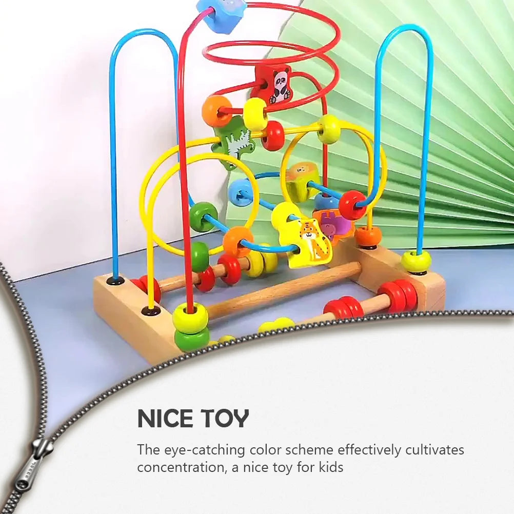 Wooden Beads Roller Montessori Toy U94636
