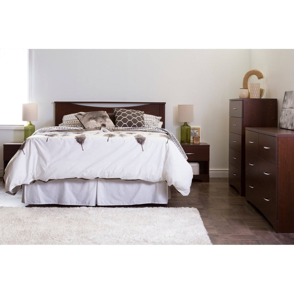 Pure Black Full/Queen Headboard H236