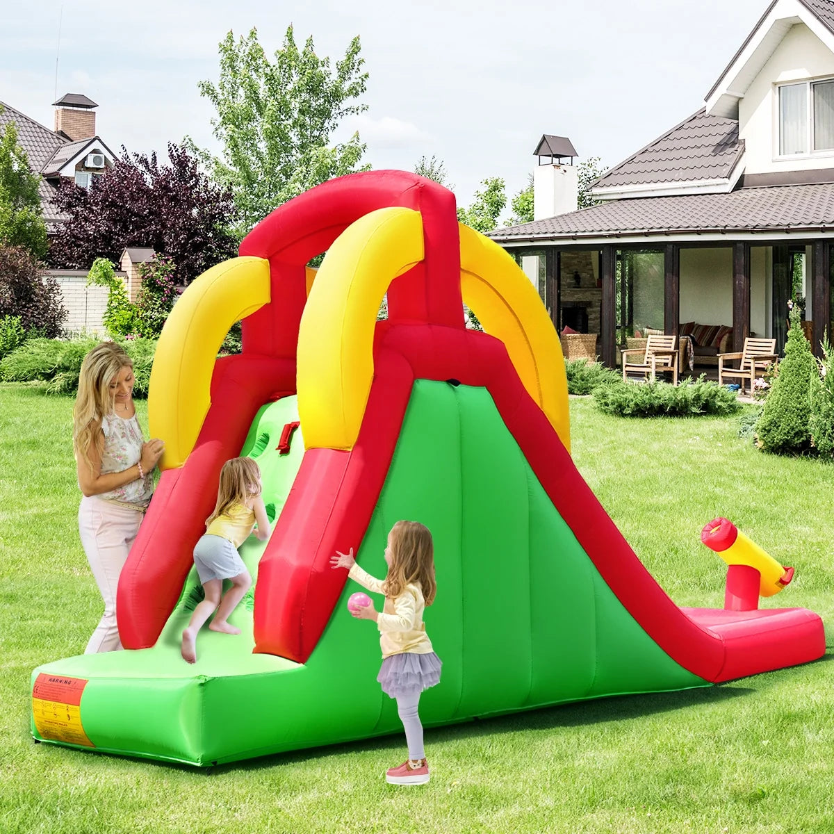 Inflatable Water Slide Bounce House with 550W Blower U5118