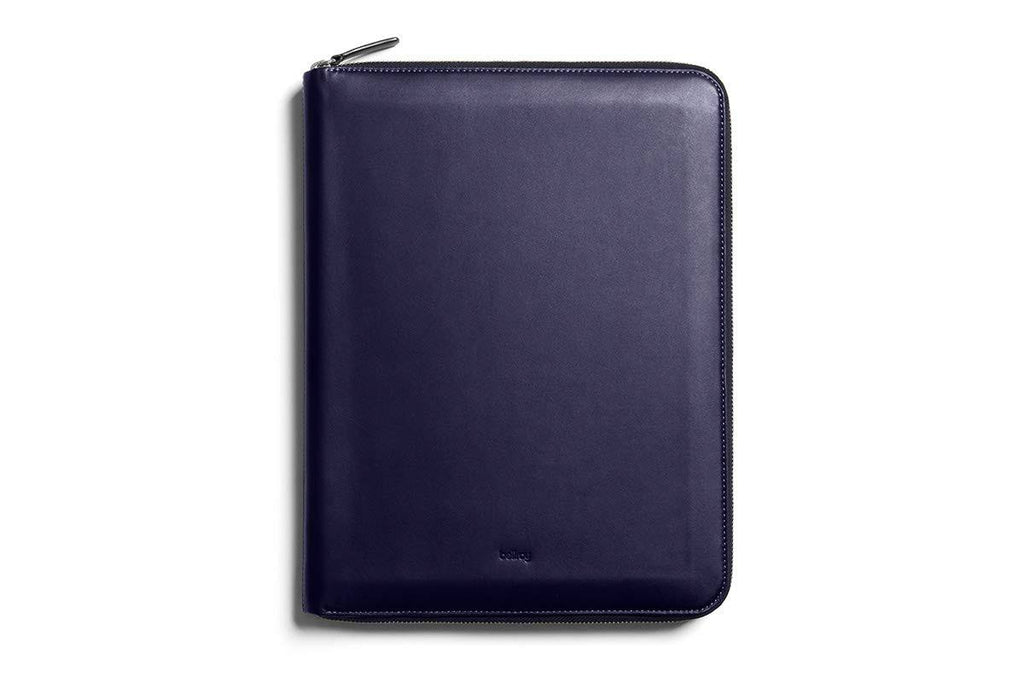 Navy A4 Leather Compendium O822856