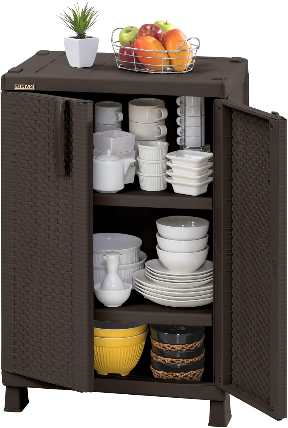 Brown Storage Cabinets A105