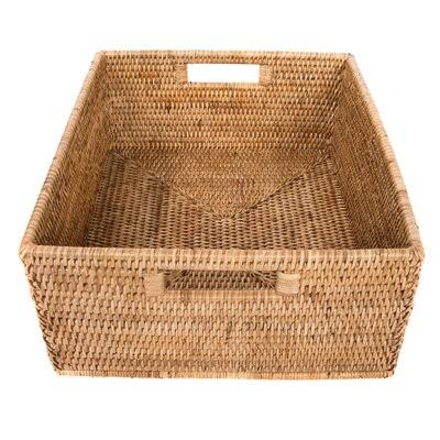 Rectangular Rattan Basket W22976
