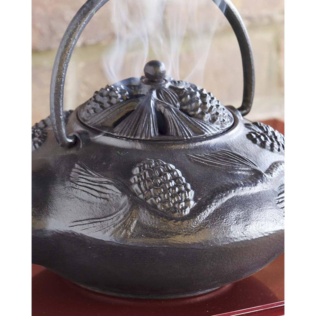 Black Cast Iron Wood Stove Kettle Steamer Y781