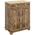 White Sideboard with 3 Drawers and Doors R4942