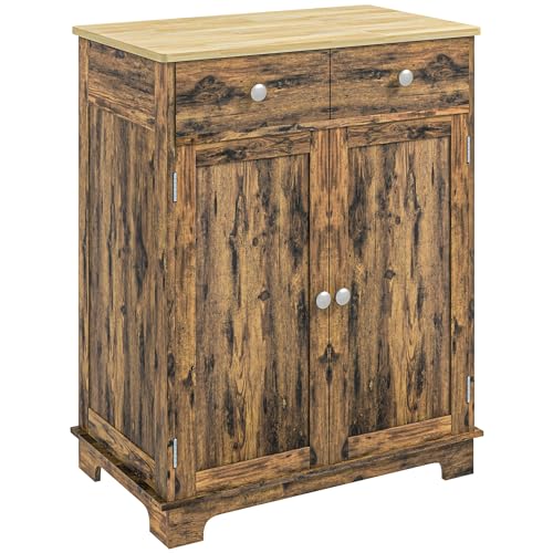 White Sideboard with 3 Drawers and Doors R4942