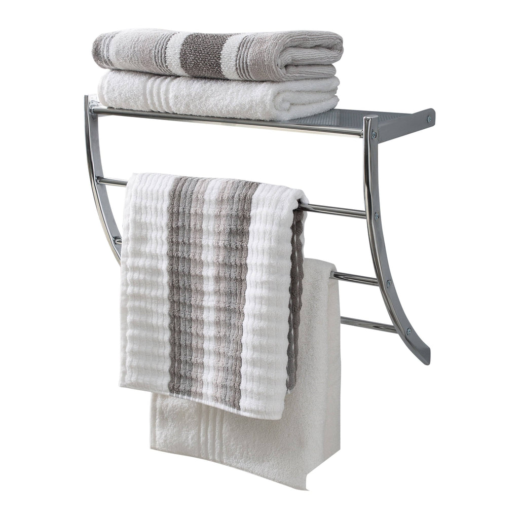 Curved Towel with Shelf I71407