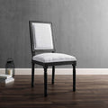Black Light Gray Upholstered Fabric Dining Side Chair E524232