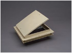 Escape Hatch/Exit Vent - 9" x 9", Colonial White P923146