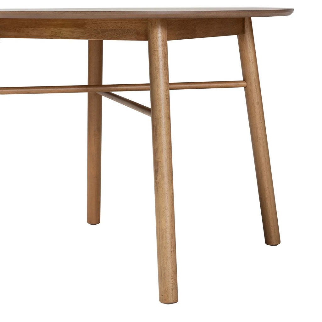 Oak Brown Rubberwood Dining Table H4715