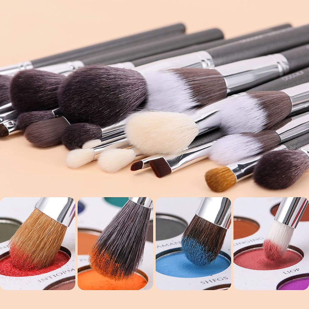 29 Piece Makeup Brush Set with PU Leather Case Y1099