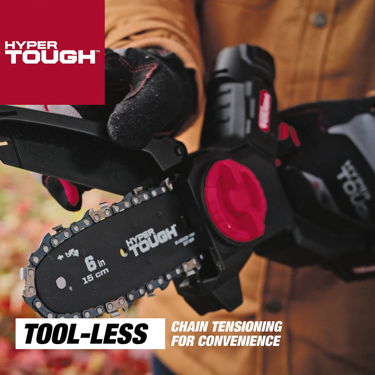 20-Volt 6-inch Mini Chainsaw with Battery and Charger U195
