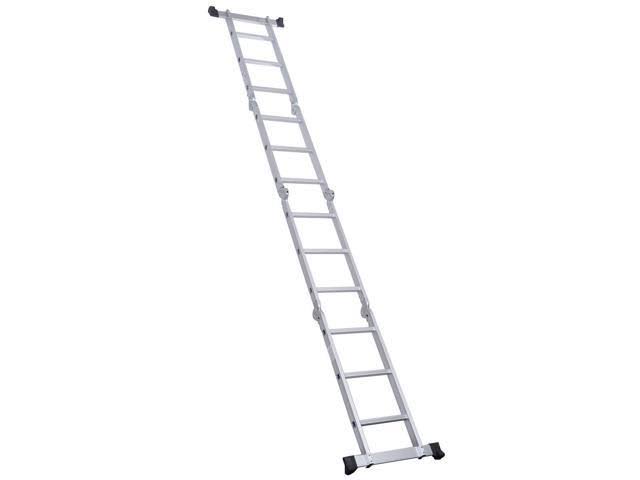 12.5 ft Aluminum Folding Scaffold Ladder K26308