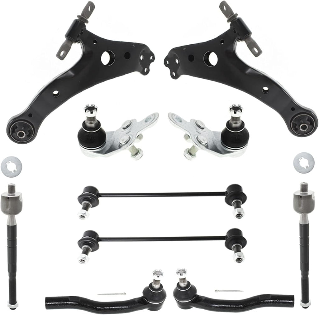 10pc Front Lower Control Arm Suspension Kit J8427