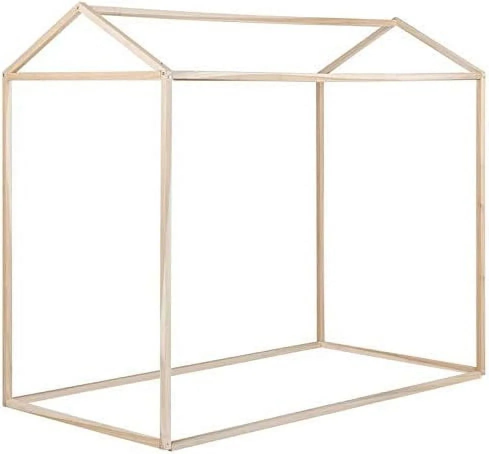 Solid Wood Canopy Platform Bed Frame Y129
