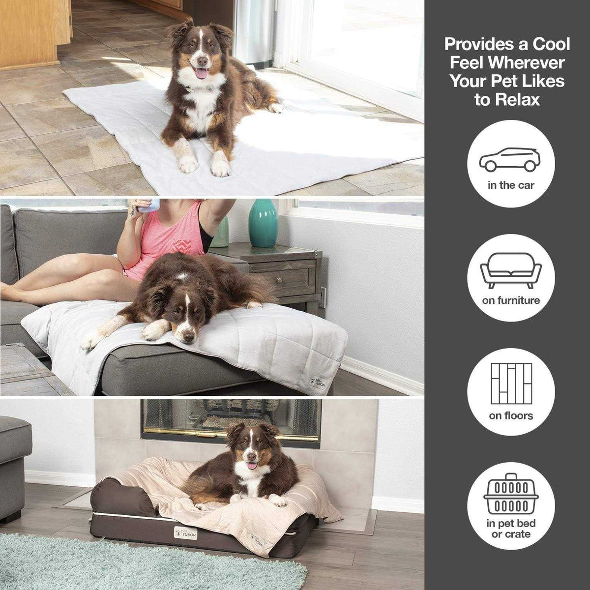 Lightweight Cat and Dog Cooling Blanket F83838