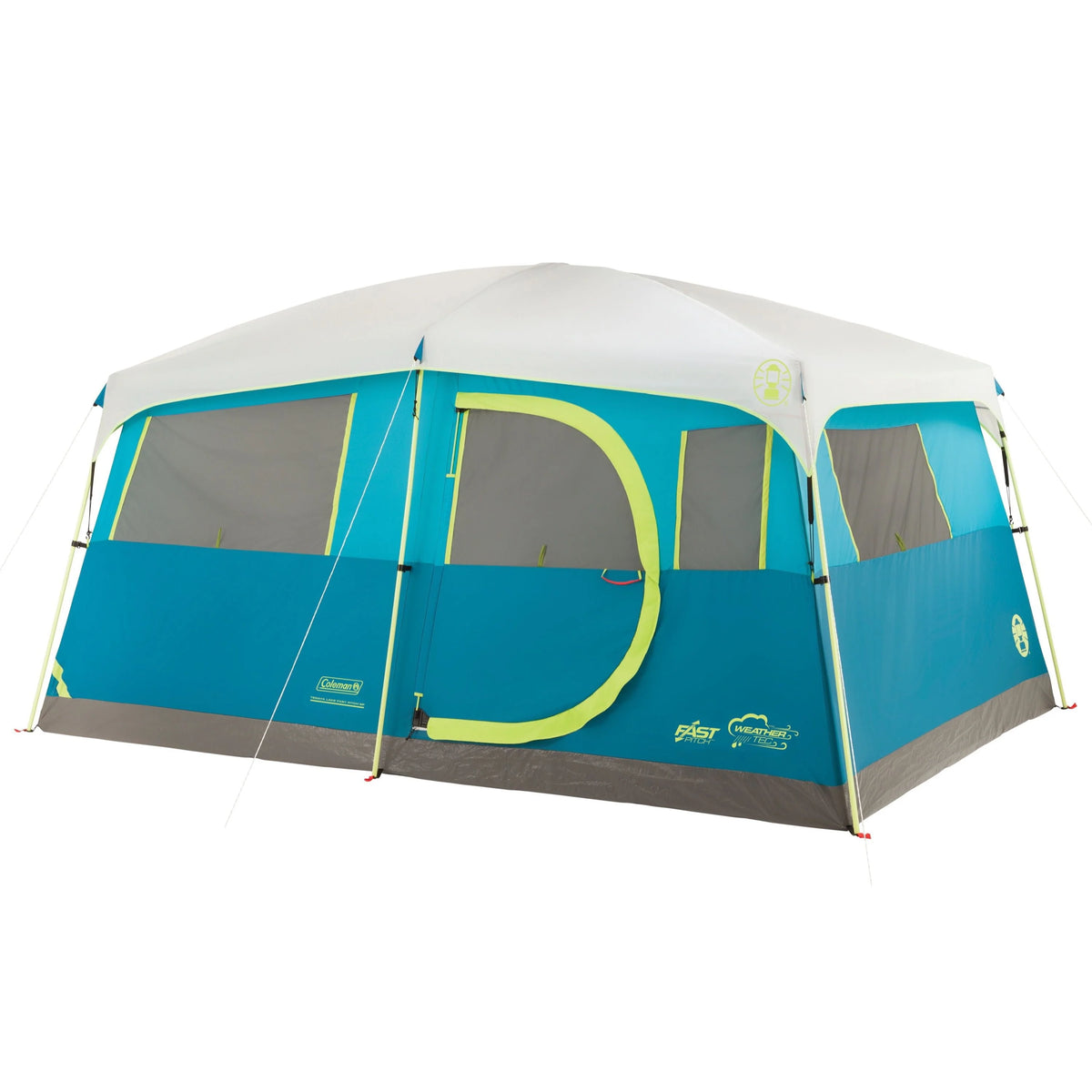 8-Person Light Blue Cabin Camping Tent I5937
