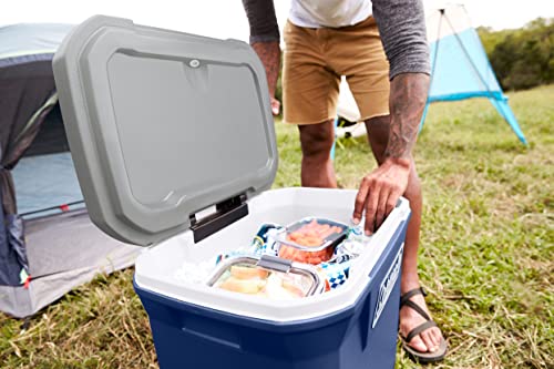 Insulated Rolling Cooler with Wheels, 100-Quart F2125