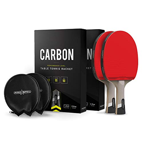 Carbon Fiber Ping Pong Paddle 2-Pack Q257147