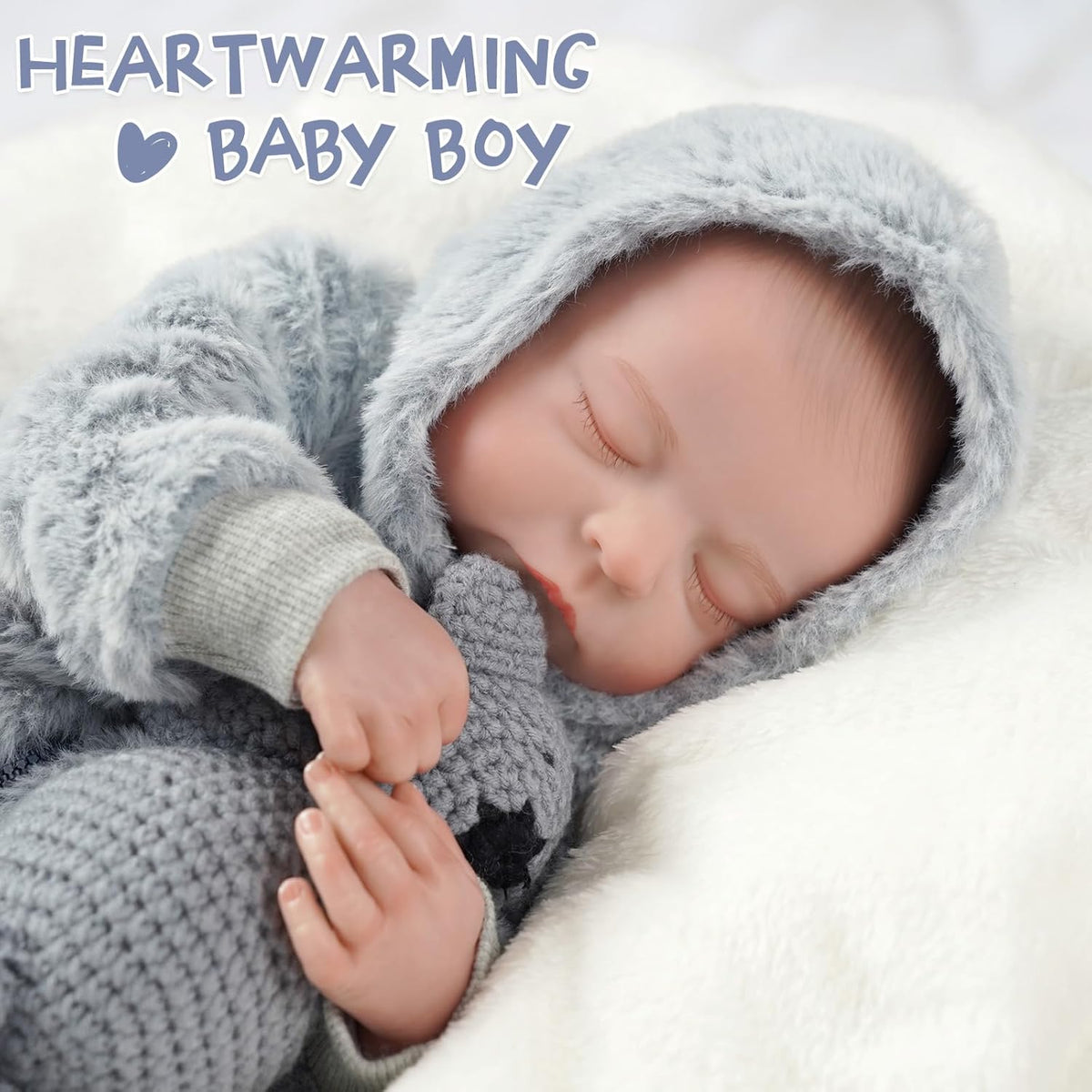 17-Inch Soft Vinyl Reborn Baby Doll O74187