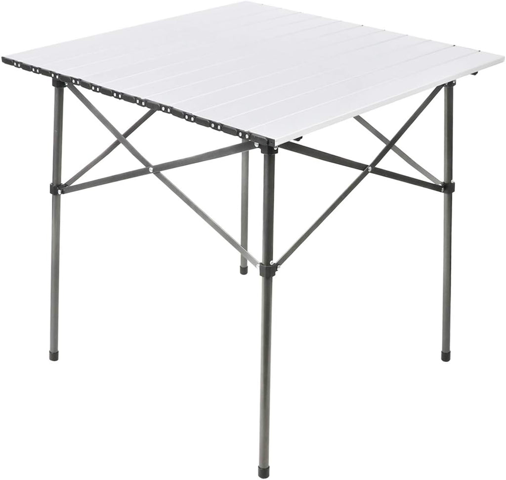 Lightweight Aluminum Folding Square Table with Carry Bag J740