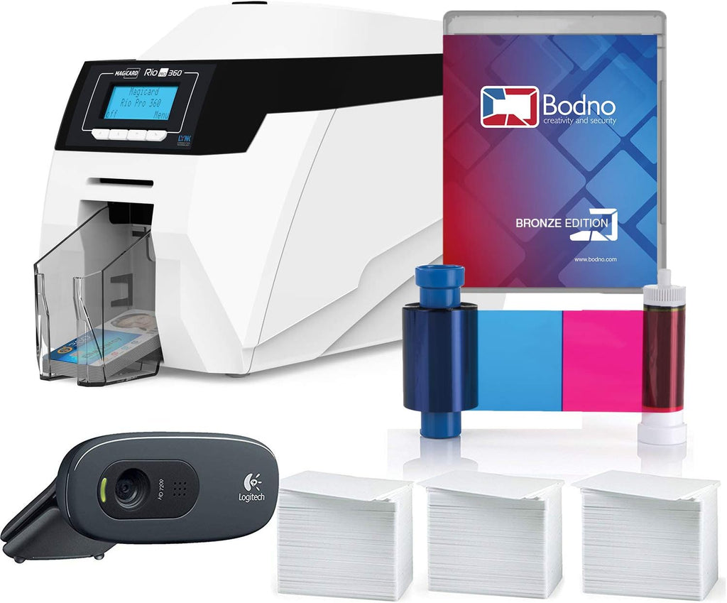Dual Sided ID Card Printer with ID Software U261