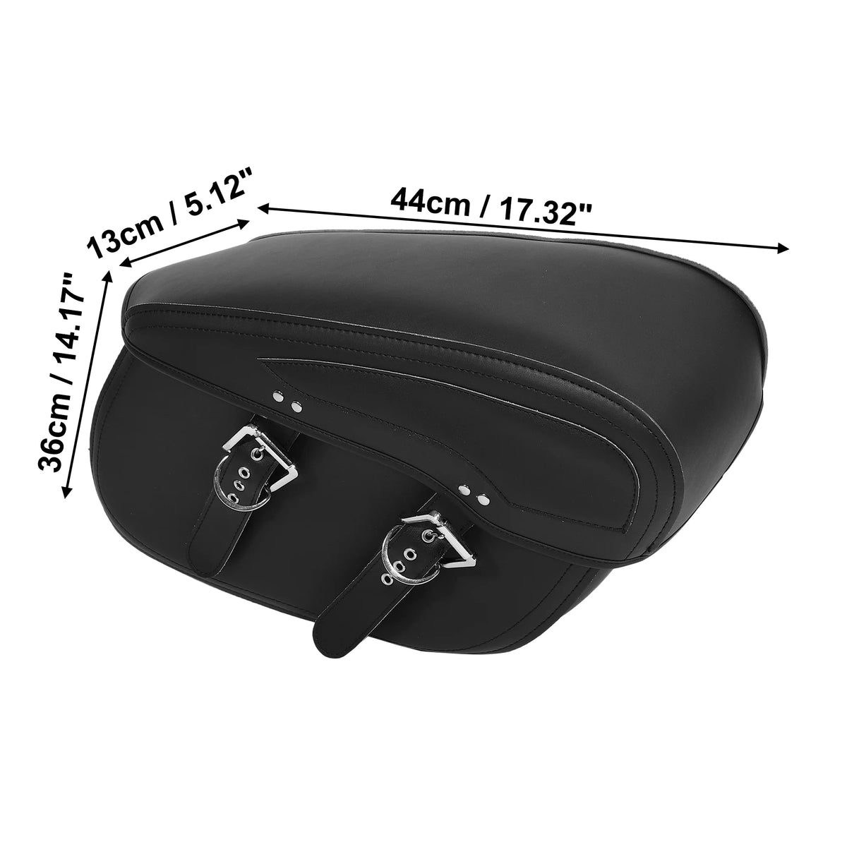 Black Motorbike Saddlebag Tool Bags W2495