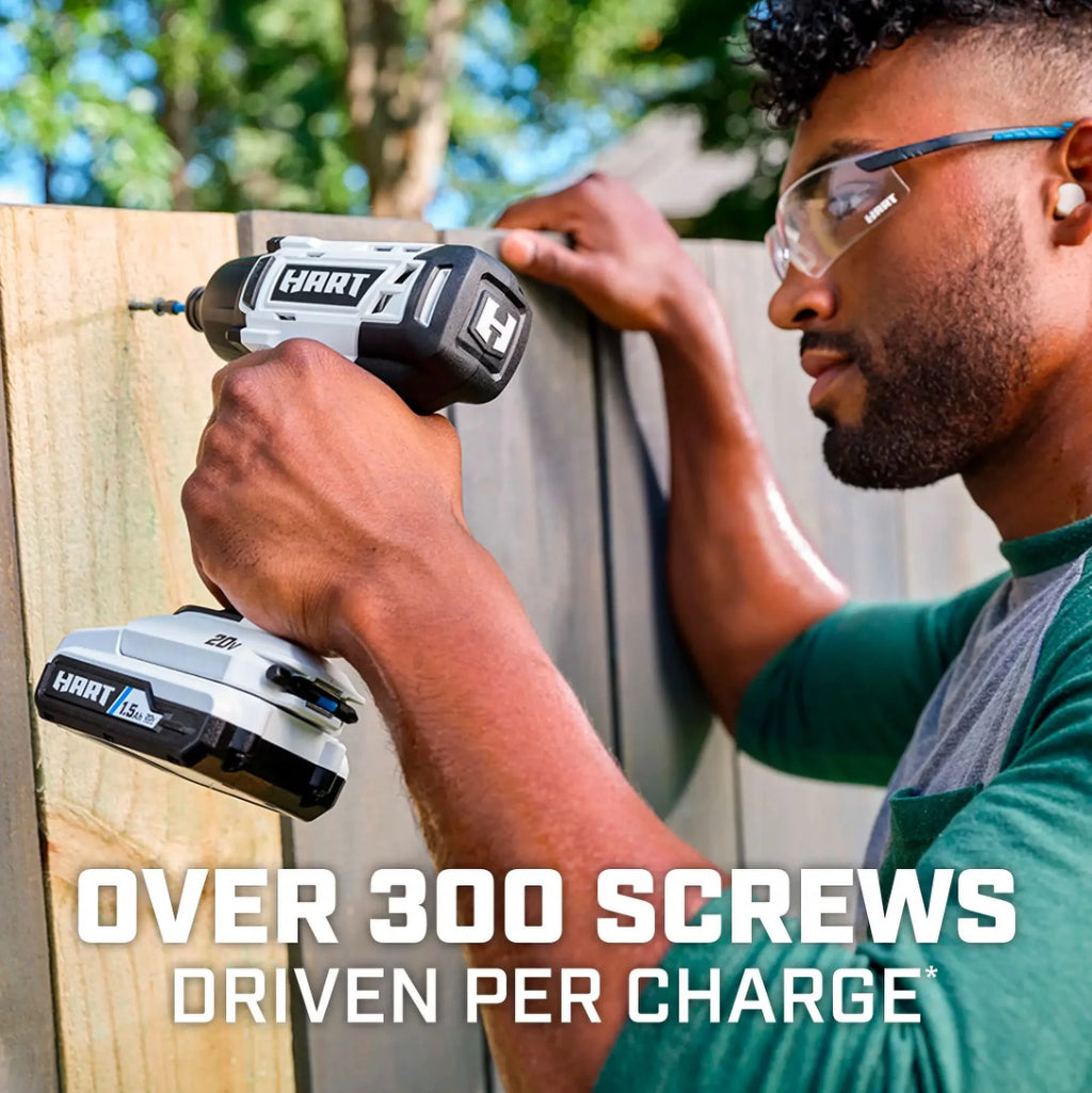 20-Volt Cordless Impact Driver Kit with 1.5Ah Lithium-Ion Batteries W786263