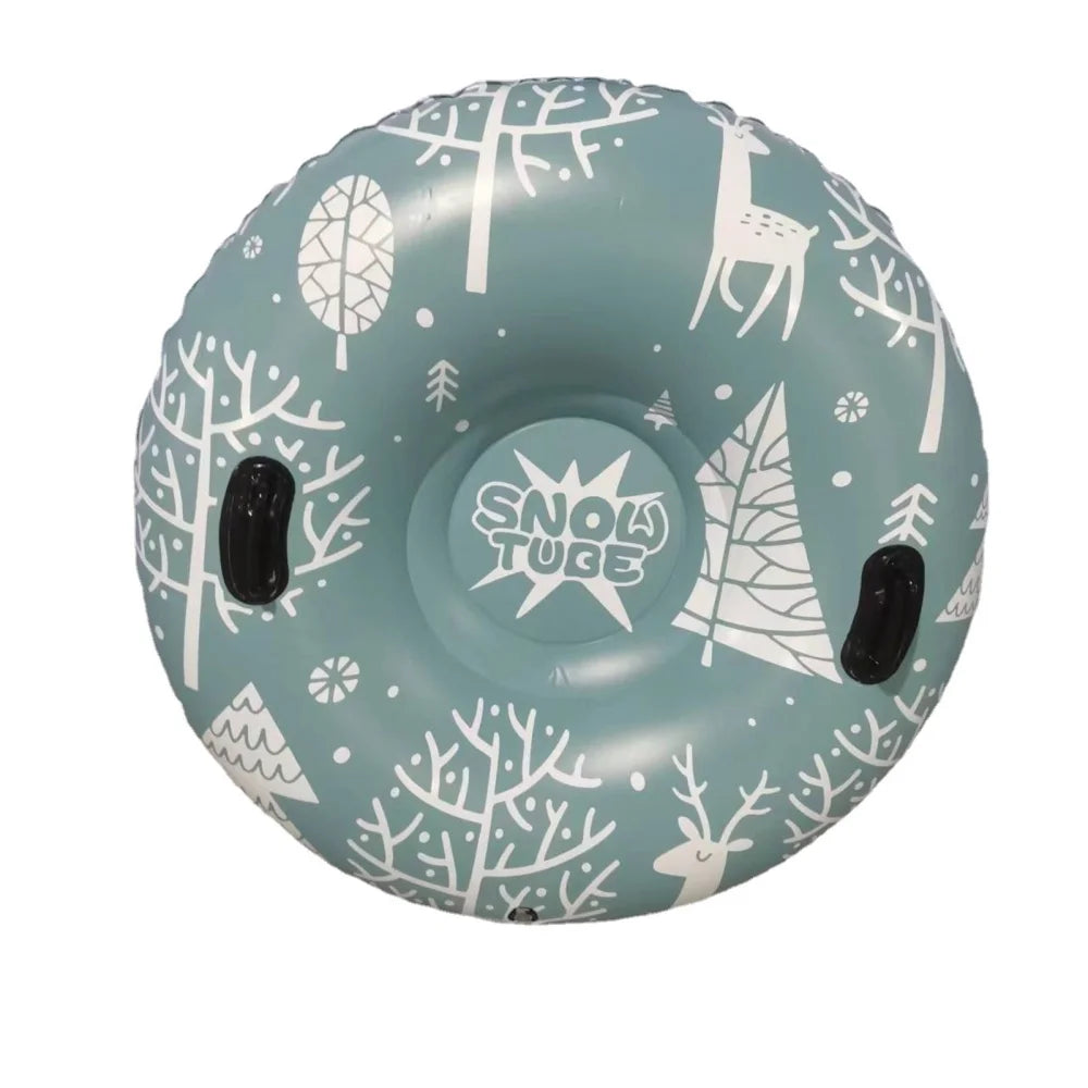 Inflatable Ski Rings with Handle Sled Board E514