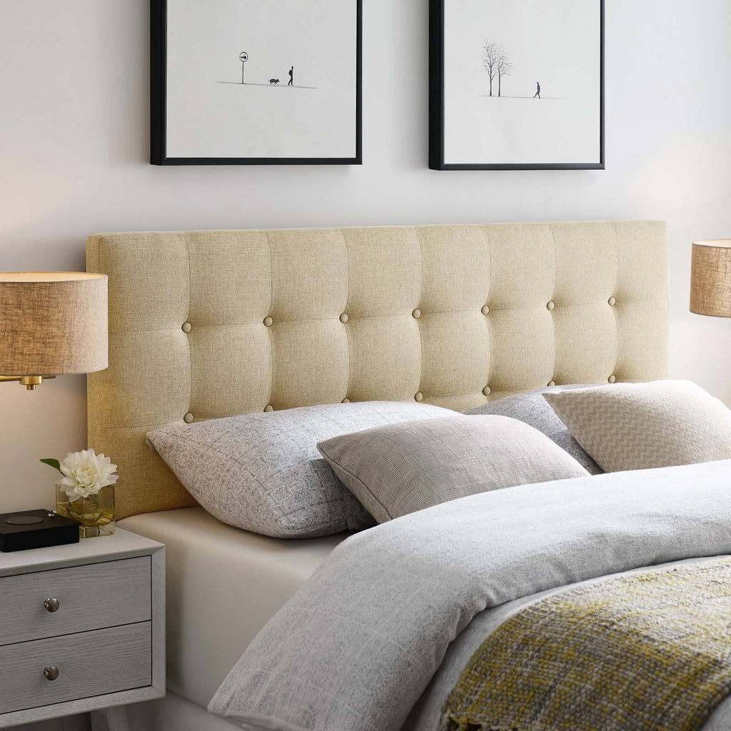 Beige Fabric Headboard W273494