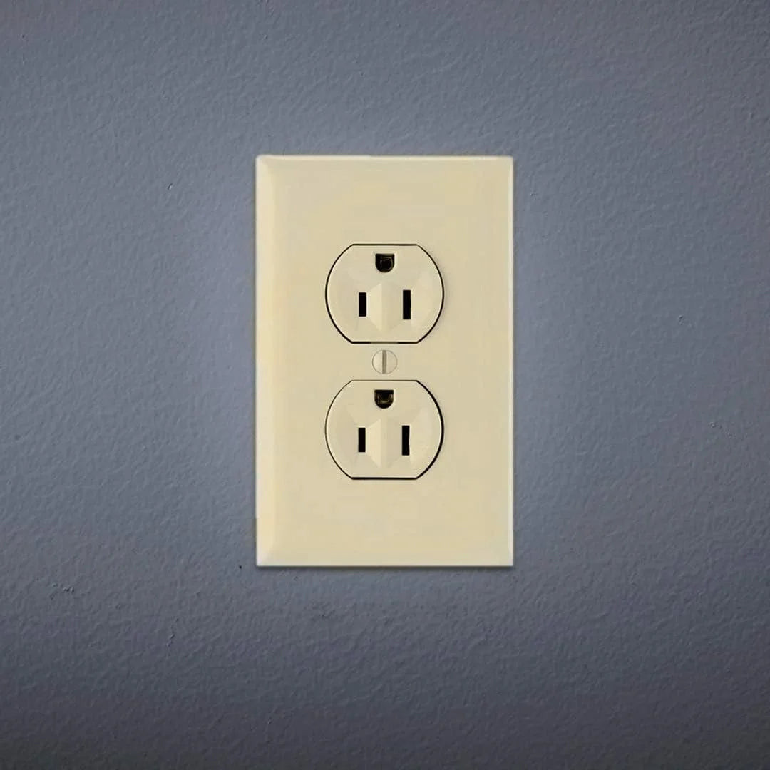 15-Amp 125-volt Construction Grade Duplex Receptacle, Ivory P19096