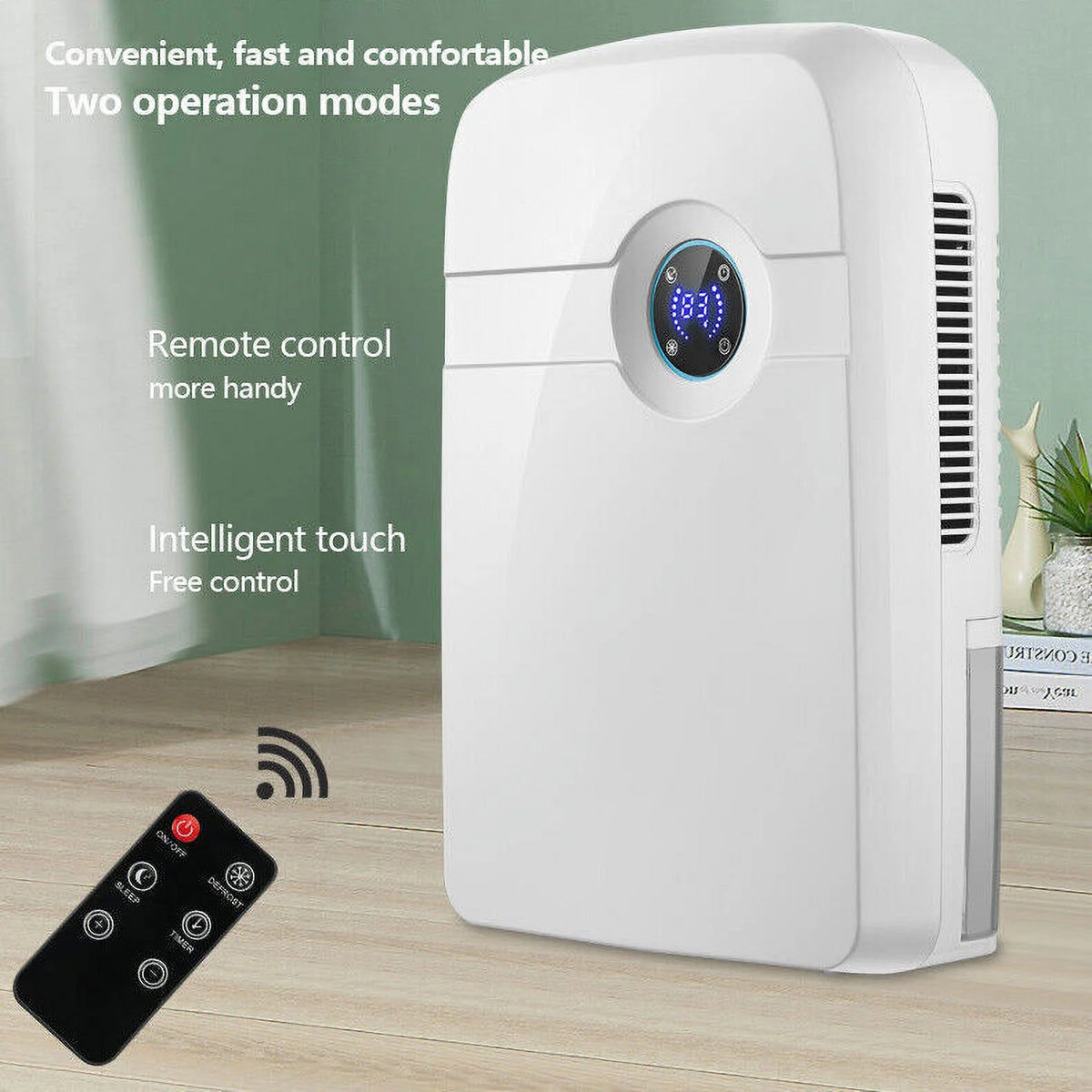 2.5L Water Tank Dehumidifier with Drain Hose S93536
