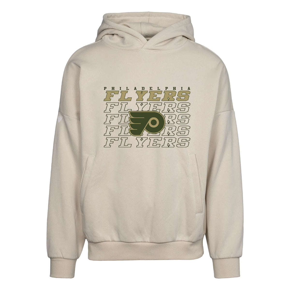 Cream Philadelphia Flyers Pullover Hoodie U21821