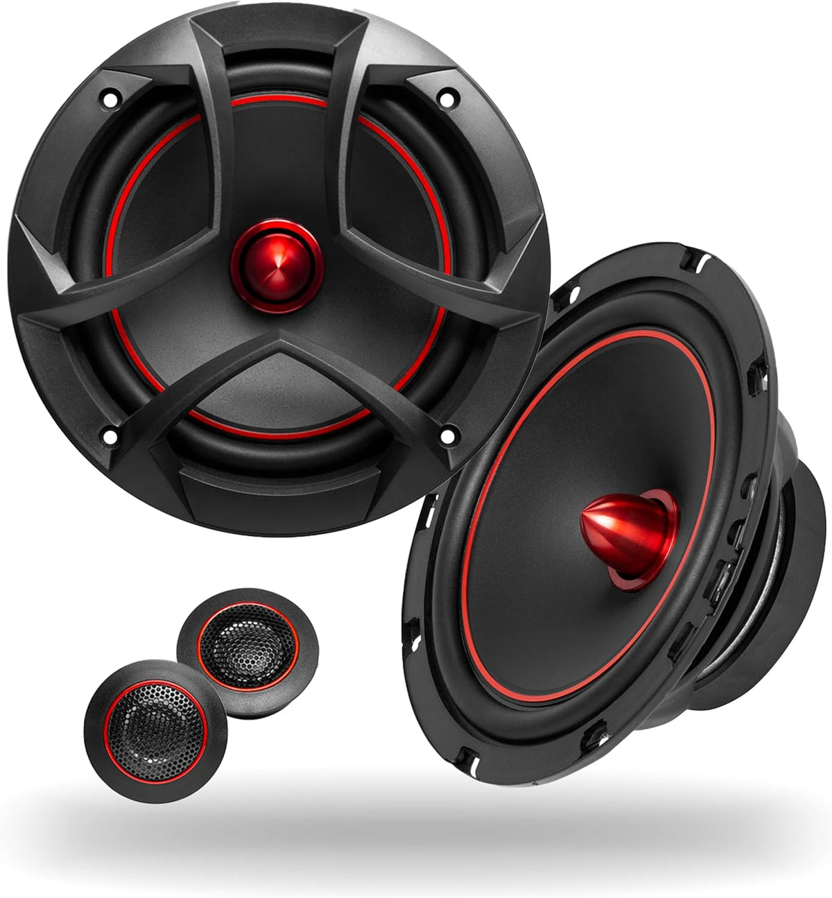 6.5 Inch 2 Way Component Car Speakers, 350 Watts Per Pair M247444