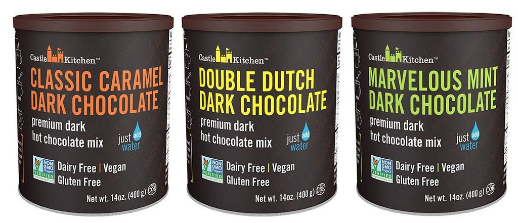 Natural Hot Chocolate Mix Variety Pack 42 Oz Dairy-Free Vegan X314