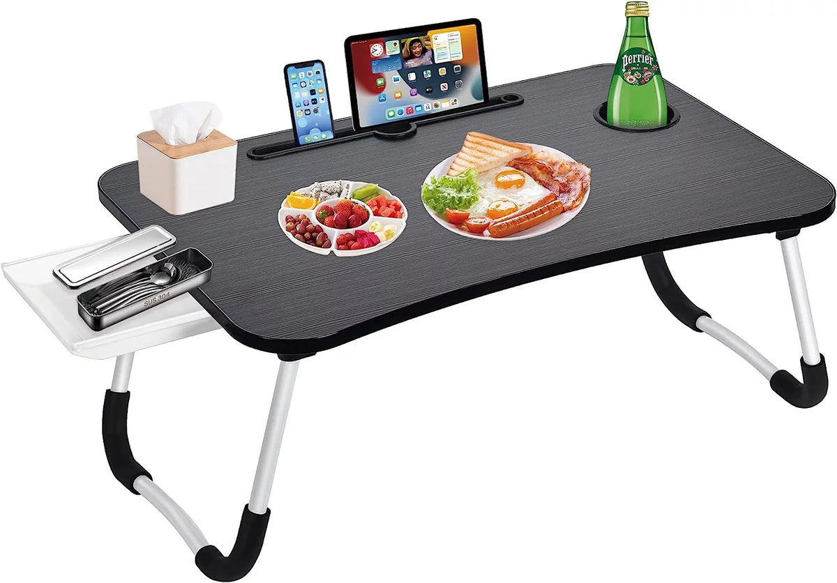 Large Portable Foldable Lap Desk with Cup Holder Z248118