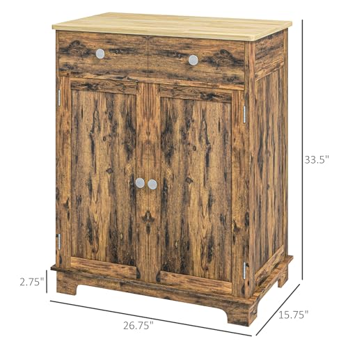 White Sideboard with 3 Drawers and Doors R4942