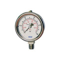 Bourdon Tube Pressure Gauge, 0 to 30 psi, 2.5" Dial, 1/4 NPT(M), Pack of 2 C17516