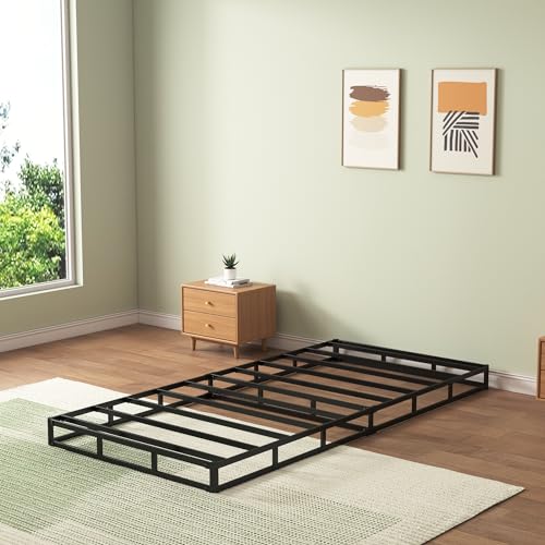 Twin Box Spring with Fabric Cover Set, 5 Inch Twin Size C134