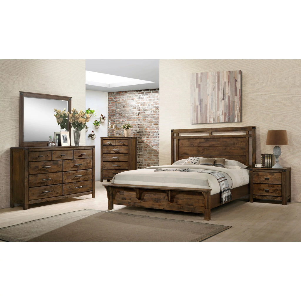 6pc Queen Size Wooden Bedroom Set G607640