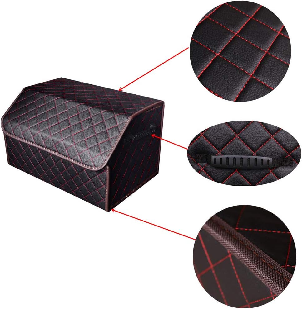 Collapsible Car Trunk Storage Organizer with Lid, Pack of 2 O660430