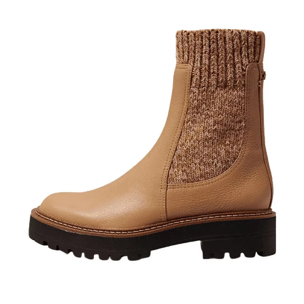 Sesame Multi Knit Chelsea Ankle Bootie T7853