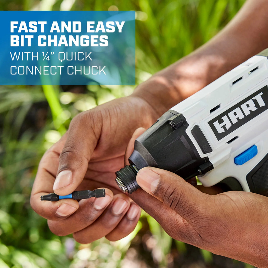 20-Volt Cordless Impact Driver Kit with 1.5Ah Lithium-Ion Batteries W786263