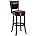 White Swivel Counter Height Barstool 24 Inch Seat Height Set of 1 F560223