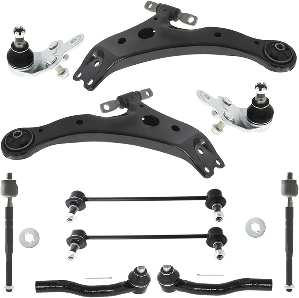 10pc Front Lower Control Arm Suspension Kit J8427