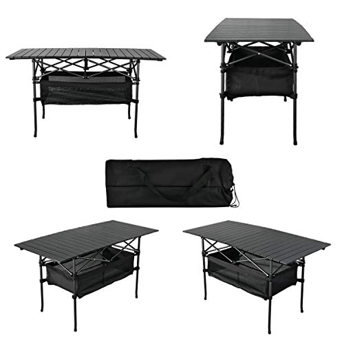 Lightweight Aluminum Folding Camping Table with Carrying Bag Z9086