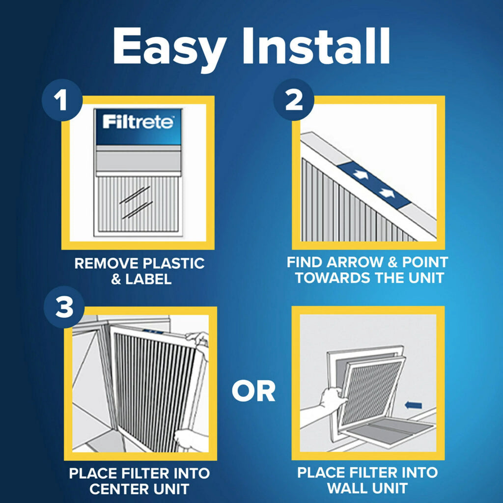 14x20x1 MERV 12 Air Filter, 2 Filters P458